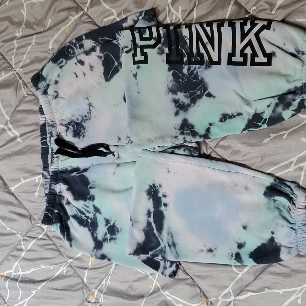 PINK Tye Dye Sweatpants